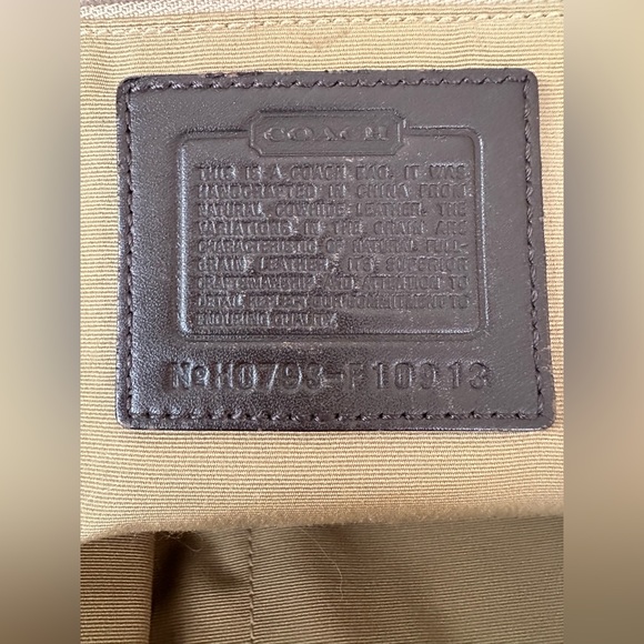 Vintage Brown Leather Coach Bag - Picture 7 of 7